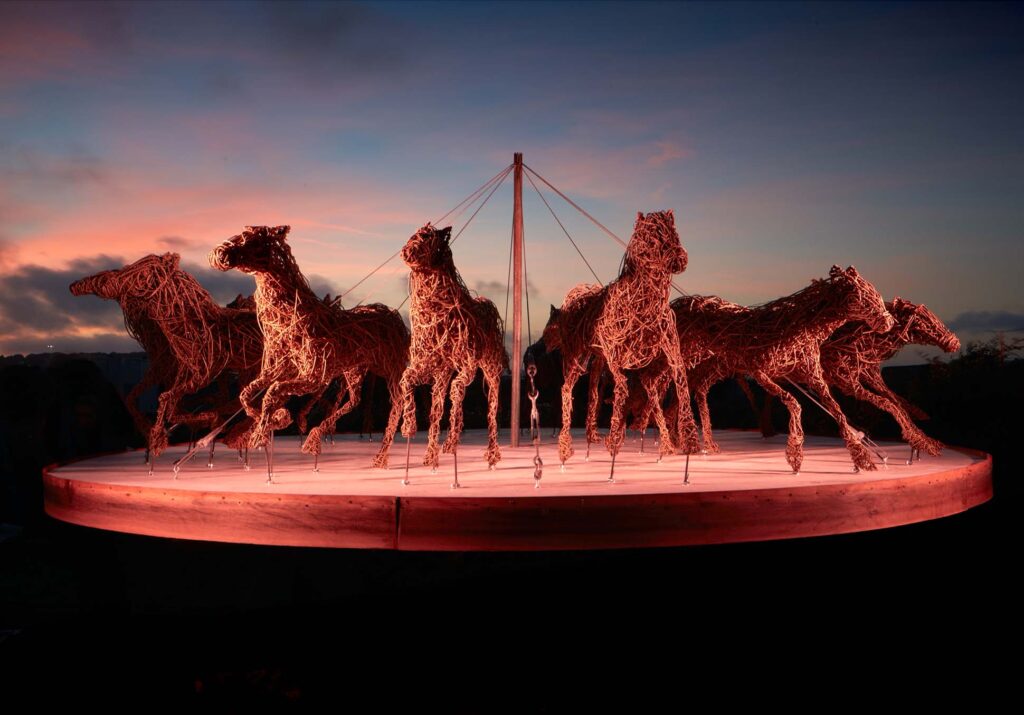 zoetrope at dusk